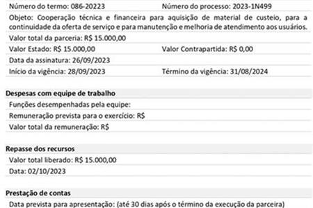 imagem PARCERIA FIRMADA COM A SETADES