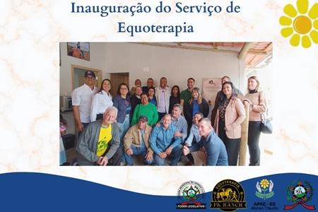 imagem Inauguração do Serviço de Equoterapia