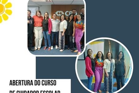 imagem Abertura do Curso de Cuidador Escolar