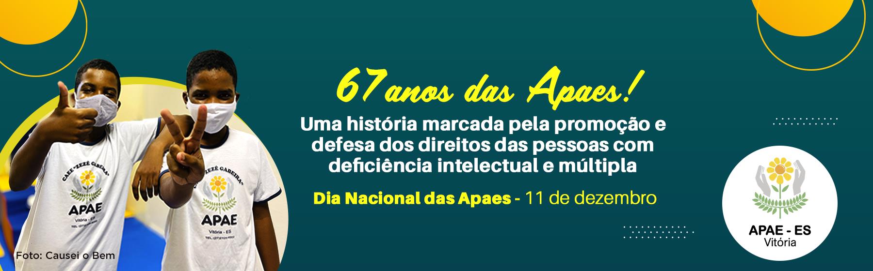 11 de dezembro é o Dia Nacional das Apaes