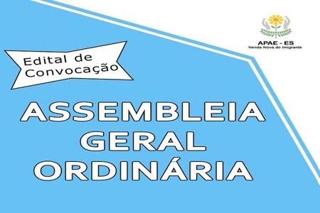 imagem ASSEMBLEIA GERAL ORDINÁRIA