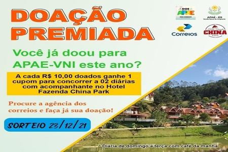 imagem Doação premiada