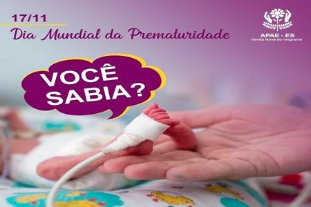 imagem Dia Mundial da Prematuridade