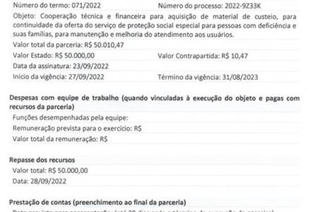 imagem PARCERIA FIRMADA COM A SETADES