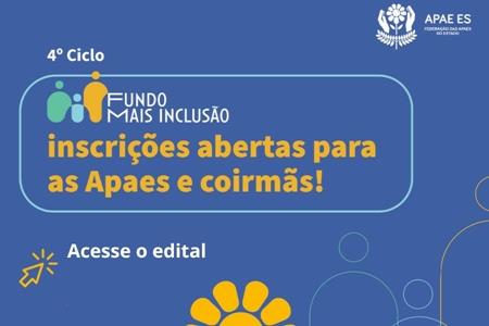 imagem Edital Fundo Mais Inclusão - 4º Ciclo