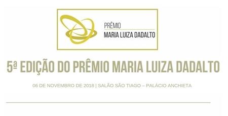 imagem Prêmio Maria Luiza Dadalto 2018