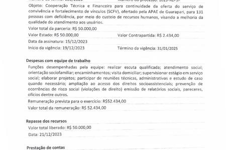 imagem TERMO DE FOMENTO Nº 103/2023