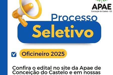 imagem Processo Seletivo dos Oficineiros 2025