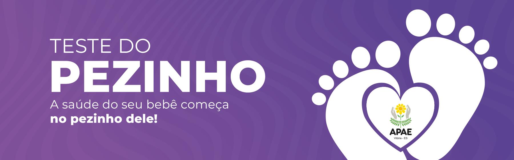Junho Lilás - Mês de Conscientização sobre o Teste do Pezinho 