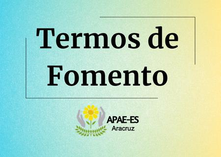 imagem TERMOS DE FOMENTO 
